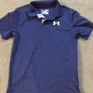 Boys under armour polo shirt size youth medium